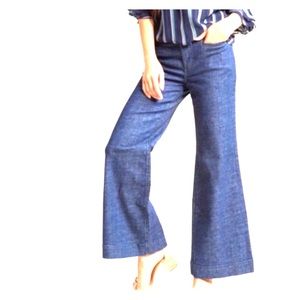 NWT Wrangler x ModCloth Dark High Rise Flares 4